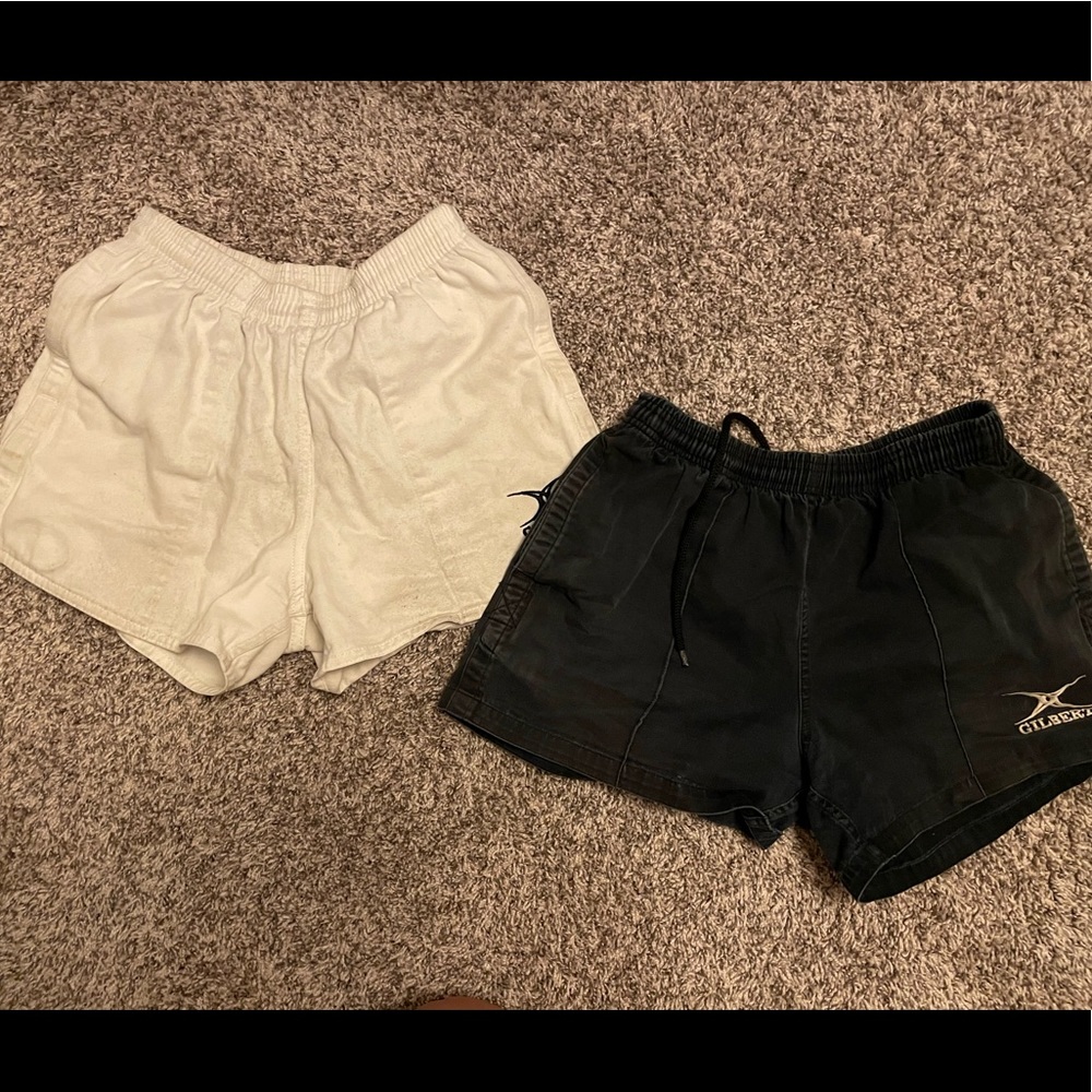 set of 2 Gilbert rugby shorts